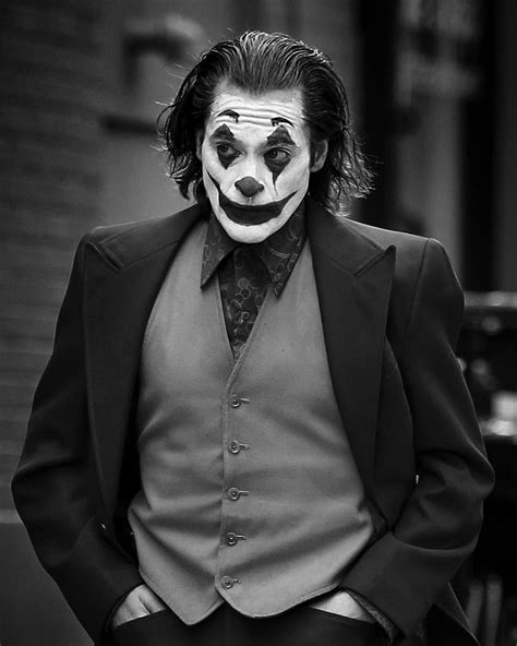 joker in black and white
